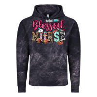 Cloud Black blessed nurse Vintage Hoodie - NancyCooperArtShop