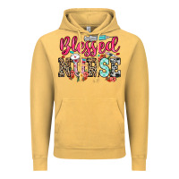Vintage Mustard blessed nurse Vintage Hoodie - NancyCooperArtShop