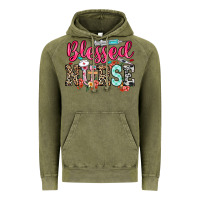 Vintage Olive blessed nurse Vintage Hoodie - NancyCooperArtShop
