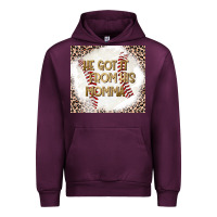 Mauve Wine He Got it From his Momma Urban Hoodie - CowhideDigitalArt