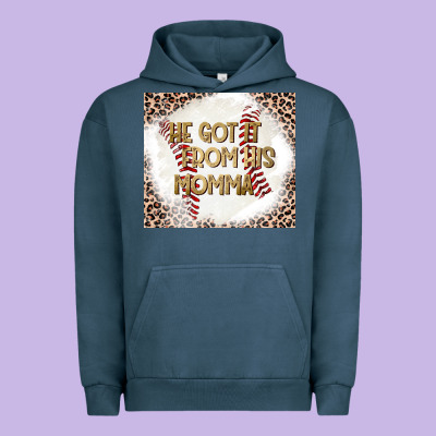 He Got It From His Momma Urban Hoodie Designed By Cowhidedigitalart