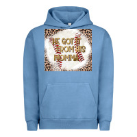 Pigment Pebble Blue He Got it From his Momma Urban Hoodie - CowhideDigitalArt