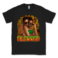 Black black couple blessed Classic Tee - NancyCooperArtShop