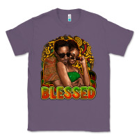 Lavender black couple blessed Classic Tee - NancyCooperArtShop