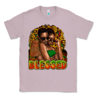 Lilac black couple blessed Classic Tee - NancyCooperArtShop