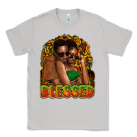Moon Dust black couple blessed Classic Tee - NancyCooperArtShop