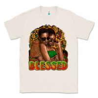 Natural black couple blessed Classic Tee - NancyCooperArtShop