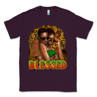 Plum black couple blessed Classic Tee - NancyCooperArtShop