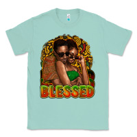 Black Couple Blessed Classic Tee | Teevron