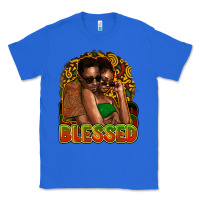 True Royal black couple blessed Classic Tee - NancyCooperArtShop