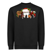 Black Christmas teeth dentist Heavyweight Sweatshirt - Jasminsmagicworld