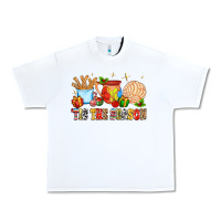 White 'tis the season Urban Heavy Tee - MaliasSmallBusiness