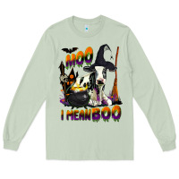 Matcha Moo I Mean Boo Holstein Cow Long Sleeve Tee - LillyAllenDesigns