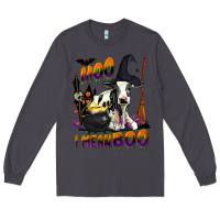 Smoke Moo I Mean Boo Holstein Cow Long Sleeve Tee - LillyAllenDesigns