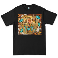 Black faith cross Premium Tee - BarkalooDesign