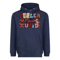 Navy cooler than cupid Heavyweight Hoodie - OliviaCreatesArt