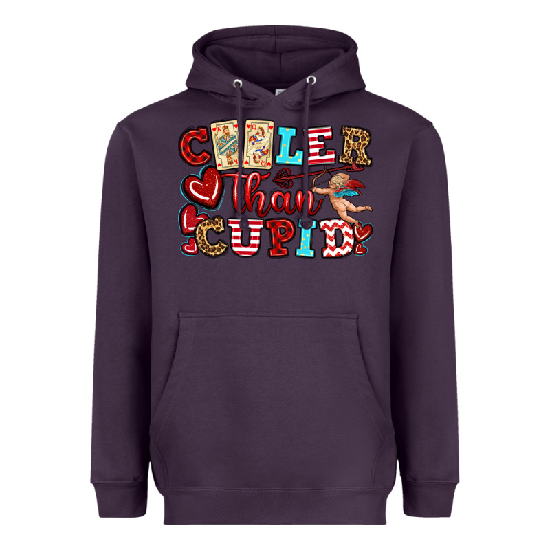 Cooler Than Cupid Heavyweight Hoodie by OliviaCreatesArt | Teevron