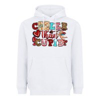 White cooler than cupid Heavyweight Hoodie - OliviaCreatesArt
