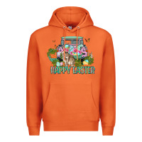 Carrot Happy Easter Day Premium Hoodie - CowGirlArtShop