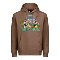 Chestnut Happy Easter Day Premium Hoodie - CowGirlArtShop