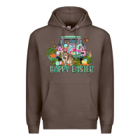 Coffee Happy Easter Day Premium Hoodie - CowGirlArtShop
