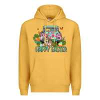 Mustard Happy Easter Day Premium Hoodie - CowGirlArtShop