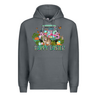 Rock Happy Easter Day Premium Hoodie - CowGirlArtShop