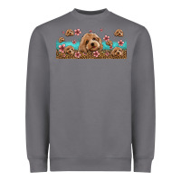 Storm floral cockapoo Heavyweight Sweatshirt - Jasminsmagicworld