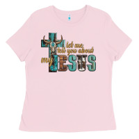 Bubblegum Pink let me tell you about my jesus Ladies Tee - Artiststas