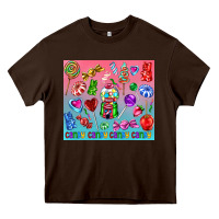Chocolate Brown candy Heavy Core Tee - AdoDesignShop