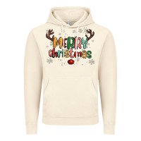 Vintage Artic merry christmas raindeerr Vintage Hoodie - MaliasSmallBusiness