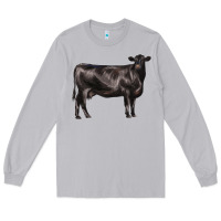 Moon Dust black angus cow Long Sleeve Tee - LillyAllenDesigns