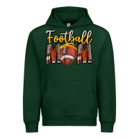 Forest Green Football Mom Urban Hoodie - CowhideDigitalArt