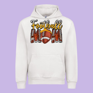 Football Mom Urban Hoodie Designed By Cowhidedigitalart
