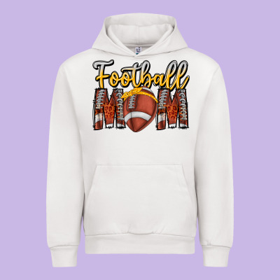 Football Mom Urban Hoodie Designed By Cowhidedigitalart