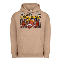 Pigment Burro Football Mom Urban Hoodie - CowhideDigitalArt