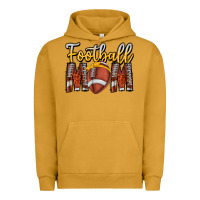 Pigment Peanut Butter Football Mom Urban Hoodie - CowhideDigitalArt