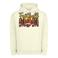 Pigment Pistachio Football Mom Urban Hoodie - CowhideDigitalArt