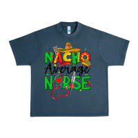 Midnight Navy nacho average nurse Urban Heavy Tee - JahusDesignShop