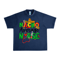 Navy nacho average nurse Urban Heavy Tee - JahusDesignShop