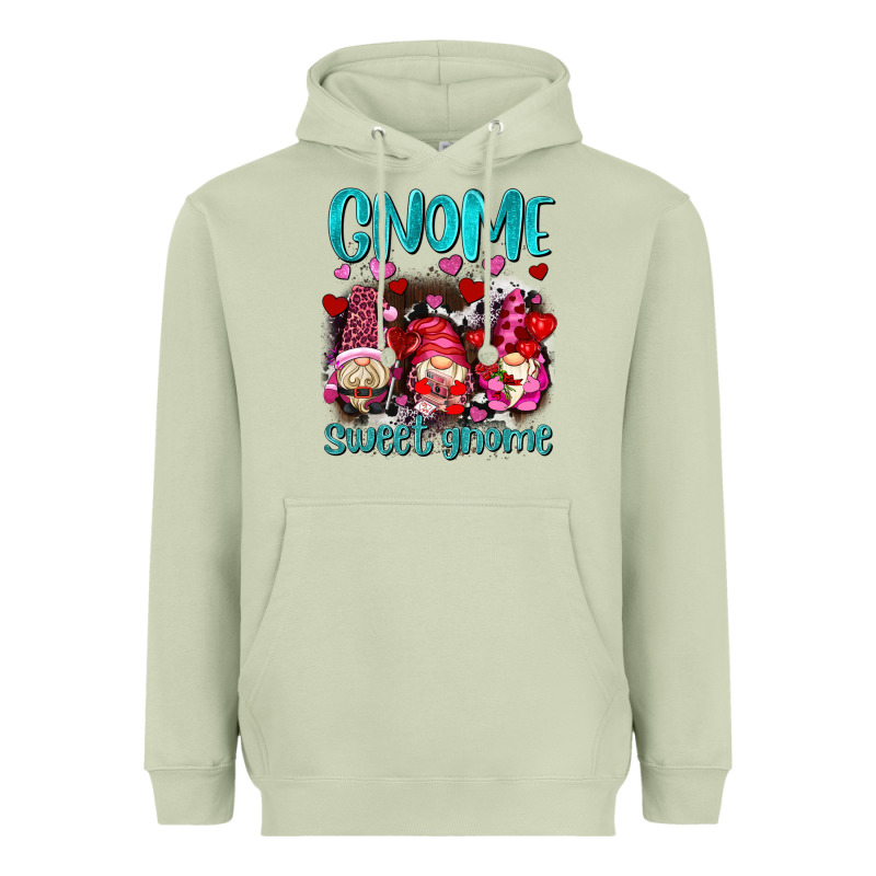 Gnome Sweet Gnomes Olivia Heavyweight Hoodie by OliviaCreatesArt | Teevron