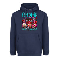 Navy gnome sweet gnomes olivia Heavyweight Hoodie - OliviaCreatesArt