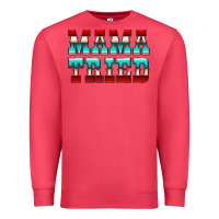Cardinal Mama Tried Serape Premium Sweatshirt - CowCowDesign