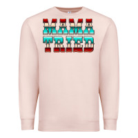 Pale Pink Mama Tried Serape Premium Sweatshirt - CowCowDesign