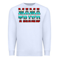 White Mama Tried Serape Premium Sweatshirt - CowCowDesign