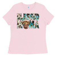 Bubblegum Pink blessed mama Ladies Tee - JahusDesignShop