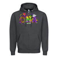 Smoke Mardi Gras CNA Nurse Zipper Hoodie - HowdyJamesFarm