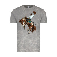 Cloud Rock american paint horse rodeo cowboy Vintage Tee - MaliasSmallBusiness