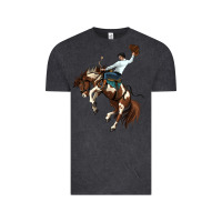 Vintage Black american paint horse rodeo cowboy Vintage Tee - MaliasSmallBusiness