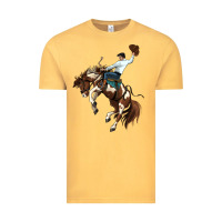 Vintage Mustard american paint horse rodeo cowboy Vintage Tee - MaliasSmallBusiness